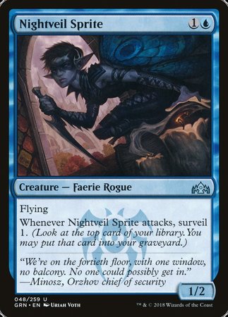 Nightveil Sprite [Guilds of Ravnica] | Rook's Games and More