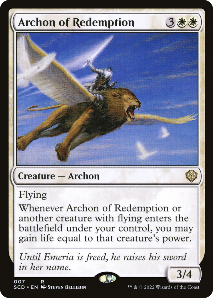 Archon of Redemption [Starter Commander Decks] | Rook's Games and More