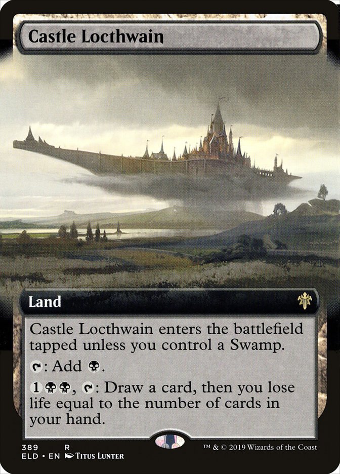 Castle Locthwain (Extended Art) [Throne of Eldraine] | Rook's Games and More