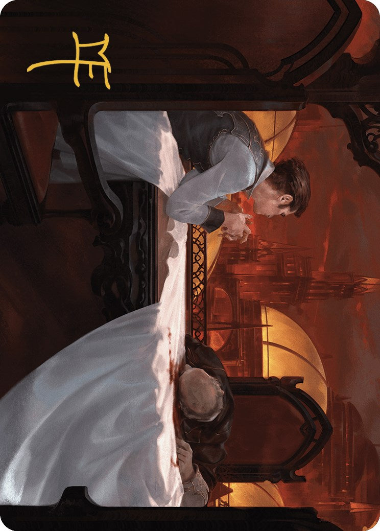 Expedited Inheritance Art Card (Gold-Stamped Signature) [Murders at Karlov Manor Art Series] | Rook's Games and More