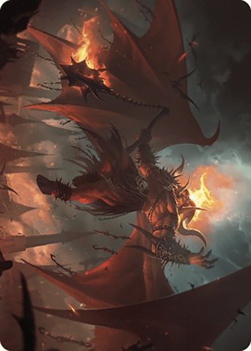 Rakdos, Patron of Chaos Art Card (22/49) [Murders at Karlov Manor Art Series] | Rook's Games and More