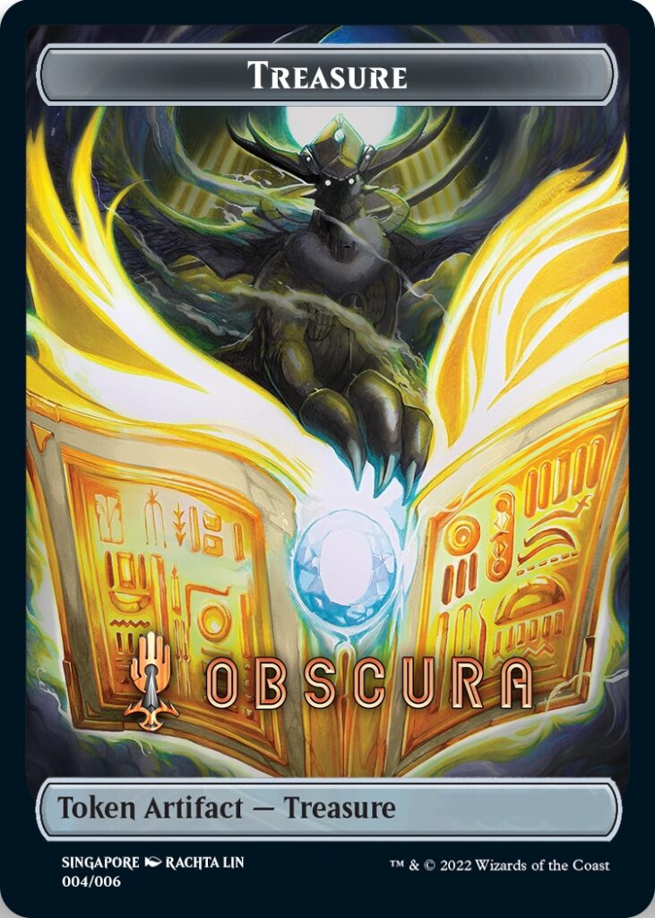 Treasure Token (Obscura) (Southeast Asia Artists) [Streets of New Capenna Tokens] | Rook's Games and More