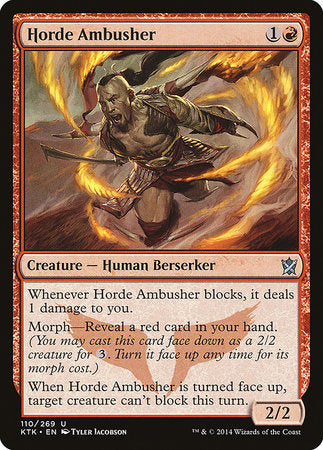 Horde Ambusher [Khans of Tarkir] | Rook's Games and More