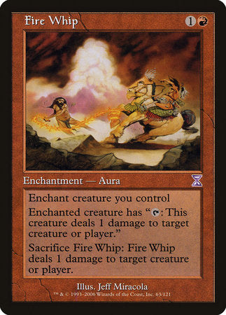 Fire Whip [Time Spiral Timeshifted] | Rook's Games and More