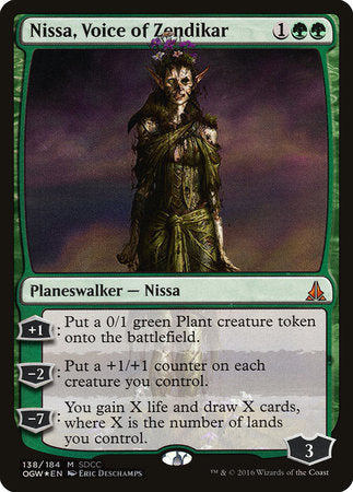 Nissa, Voice of Zendikar SDCC 2016 EXCLUSIVE [San Diego Comic-Con 2016] | Rook's Games and More