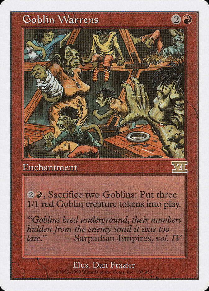 Goblin Warrens [Classic Sixth Edition] | Rook's Games and More