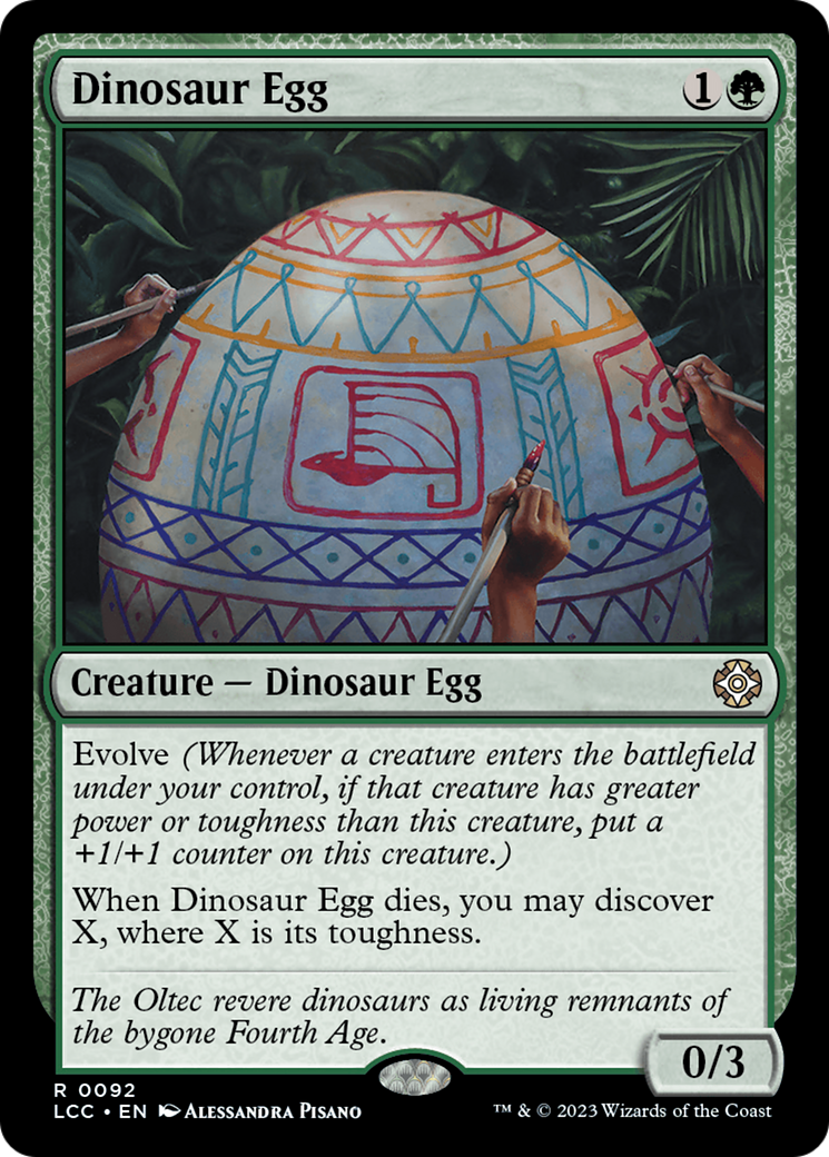 Dinosaur Egg [The Lost Caverns of Ixalan Commander] | Rook's Games and More