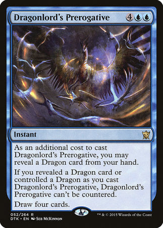 Dragonlord's Prerogative [Dragons of Tarkir] | Rook's Games and More