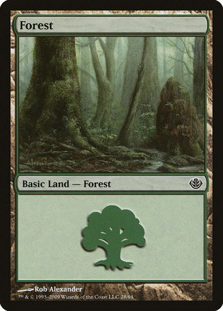 Forest (28) [Duel Decks: Garruk vs. Liliana] | Rook's Games and More