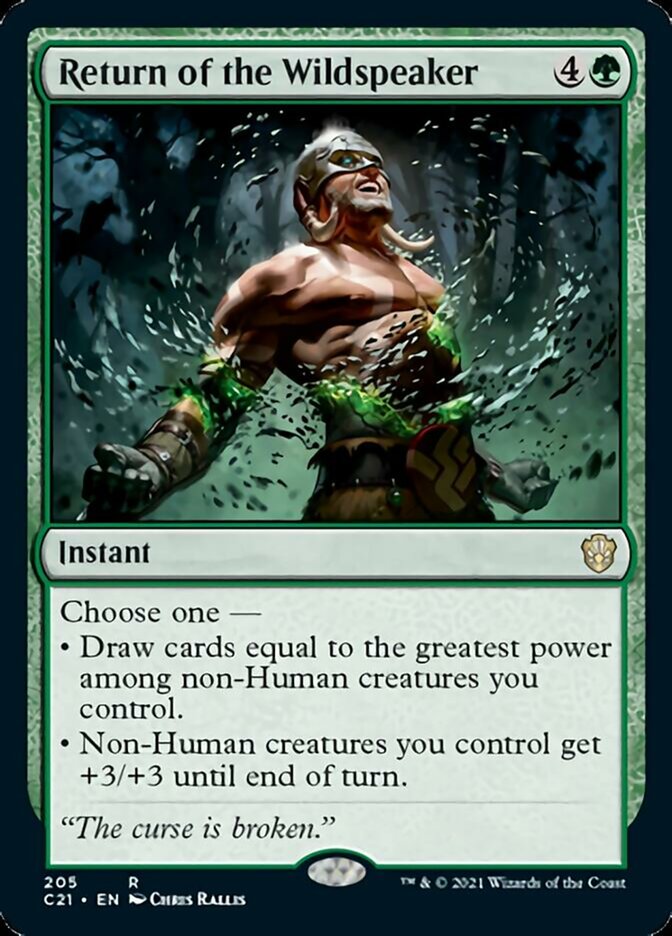 Return of the Wildspeaker [Commander 2021] | Rook's Games and More