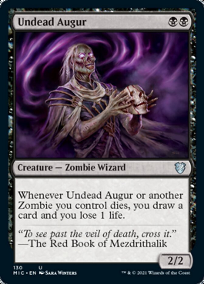 Undead Augur [Innistrad: Midnight Hunt Commander] | Rook's Games and More