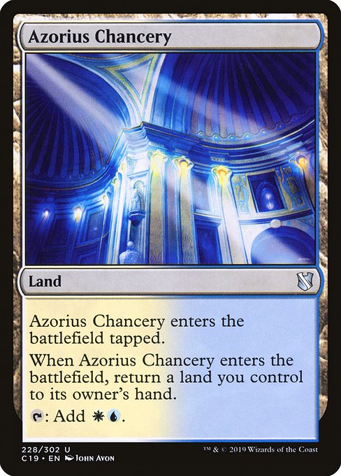 Azorius Chancery [Commander 2019] | Rook's Games and More