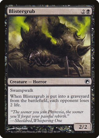 Blistergrub [Scars of Mirrodin] | Rook's Games and More