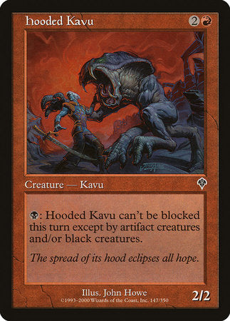 Hooded Kavu [Invasion] | Rook's Games and More