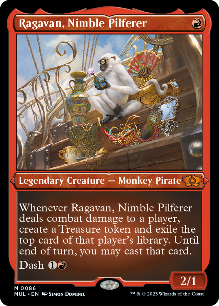 Ragavan, Nimble Pilferer (Foil Etched) [Multiverse Legends] | Rook's Games and More