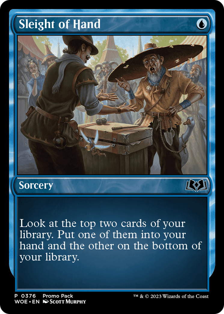 Sleight of Hand (Promo Pack) [Wilds of Eldraine Promos] | Rook's Games and More