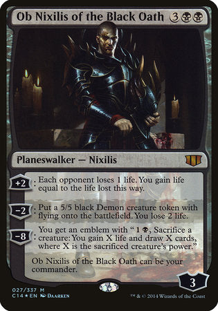 Ob Nixilis of the Black Oath (Commander 2014) [Commander 2014 Oversized] | Rook's Games and More