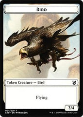 Bird (001) // Sculpture Double-sided Token [Commander 2019 Tokens]