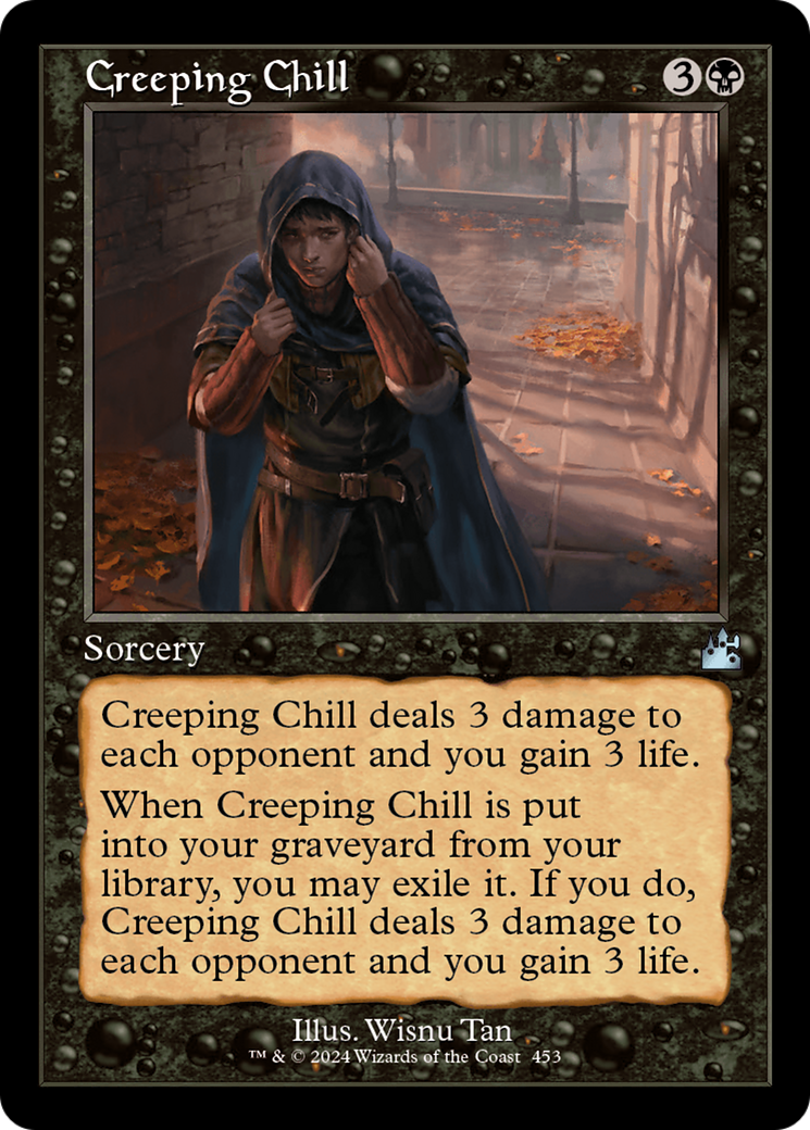 Creeping Chill (Retro Frame) [Ravnica Remastered] | Rook's Games and More