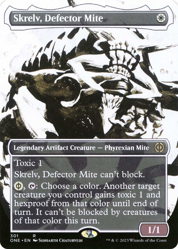 Skrelv, Defector Mite (Borderless Ichor) [Phyrexia: All Will Be One] | Rook's Games and More