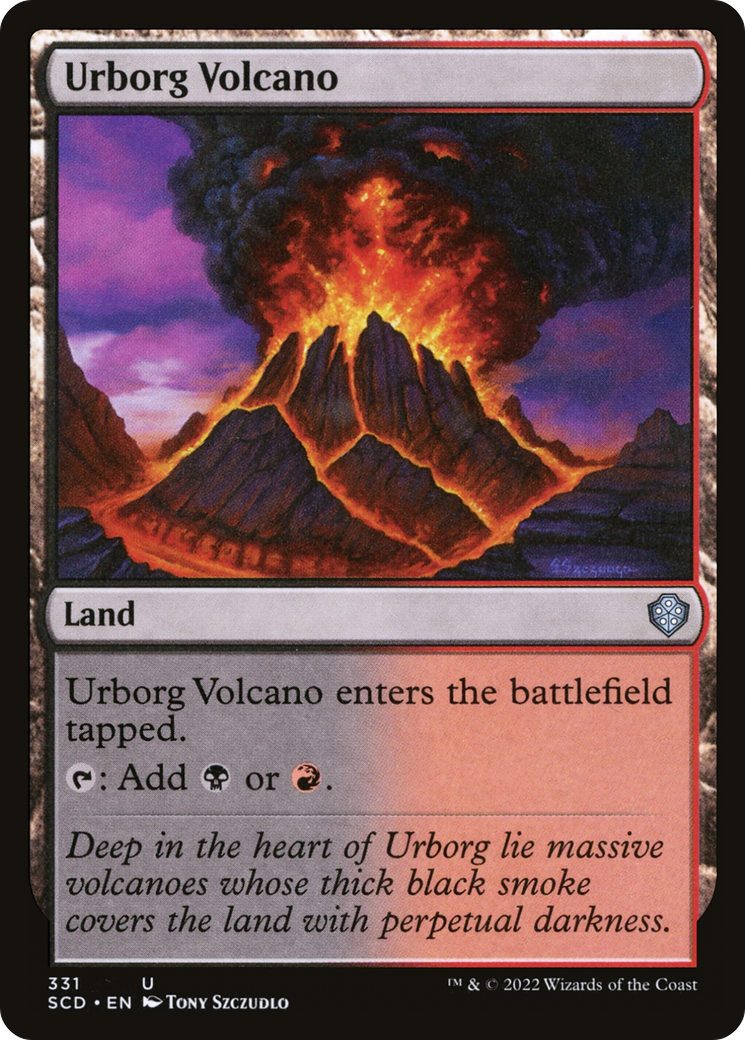 Urborg Volcano [Starter Commander Decks] | Rook's Games and More