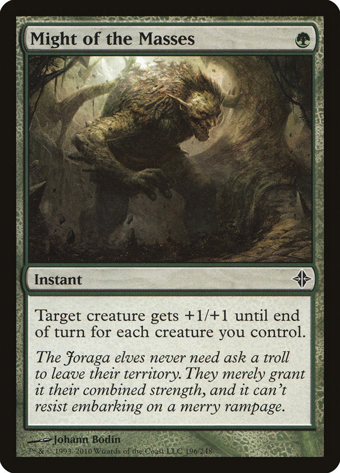 Might of the Masses [Rise of the Eldrazi] | Rook's Games and More
