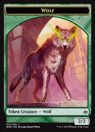 Wolf Token [War of the Spark Tokens] | Rook's Games and More