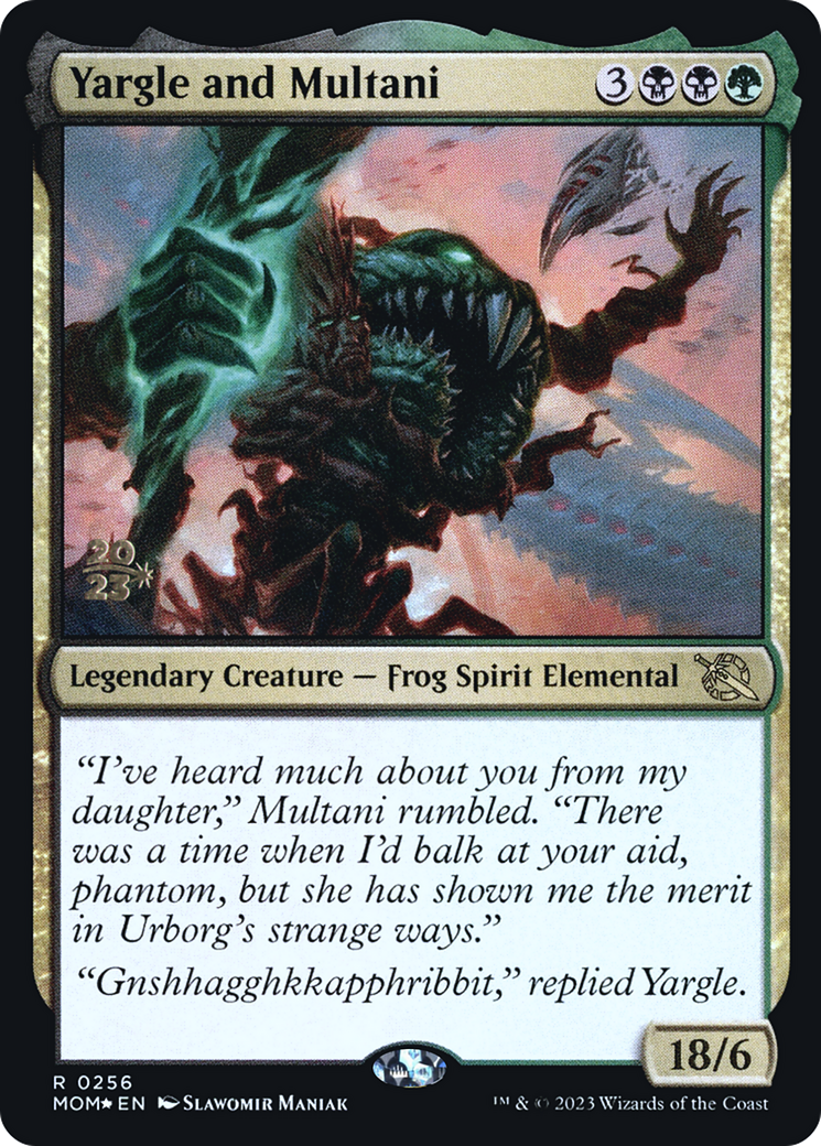 Yargle and Multani [March of the Machine Prerelease Promos] | Rook's Games and More