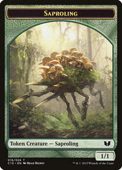 Elephant // Saproling Double-Sided Token [Commander 2015 Tokens] | Rook's Games and More
