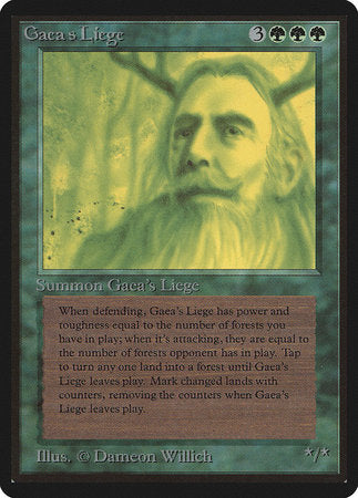 Gaea's Liege [Limited Edition Beta] | Rook's Games and More