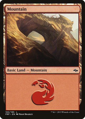 Mountain (182) [Fate Reforged] | Rook's Games and More