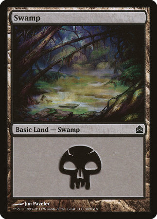 Swamp (309) [Commander 2011] | Rook's Games and More