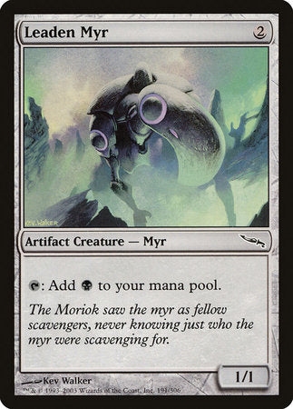 Leaden Myr [Mirrodin] | Rook's Games and More