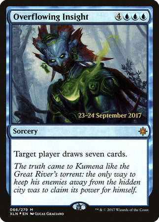 Overflowing Insight [Ixalan Promos] | Rook's Games and More