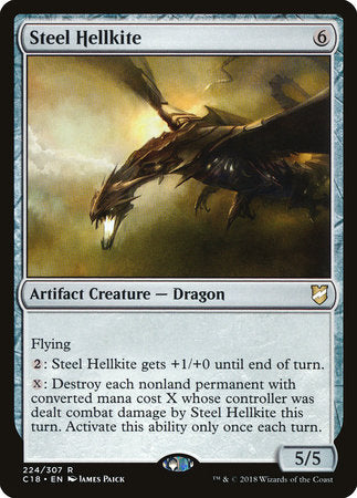 Steel Hellkite [Commander 2018] | Rook's Games and More