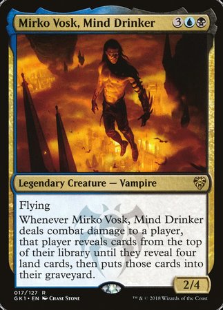 Mirko Vosk, Mind Drinker [GRN Guild Kit] | Rook's Games and More