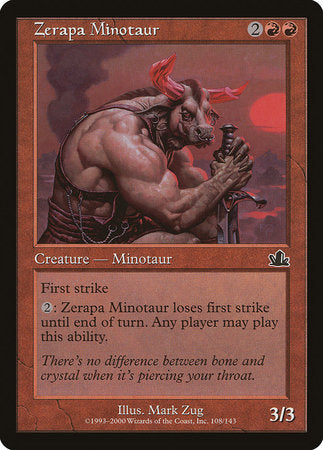 Zerapa Minotaur [Prophecy] | Rook's Games and More