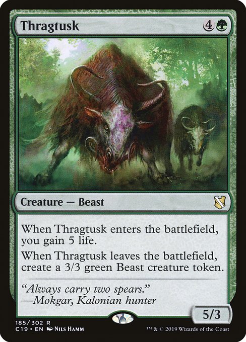 Thragtusk [Commander 2019] | Rook's Games and More