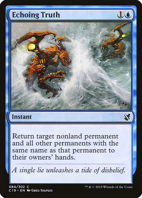 Echoing Truth [Commander 2019] | Rook's Games and More