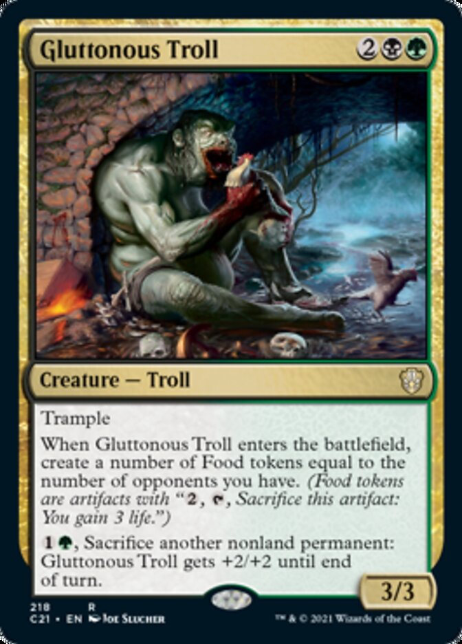 Gluttonous Troll [Commander 2021] | Rook's Games and More