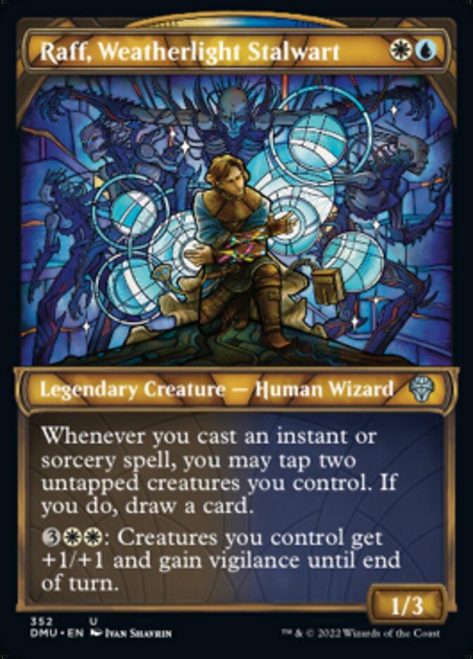 Raff, Weatherlight Stalwart (Showcase Textured) [Dominaria United] | Rook's Games and More