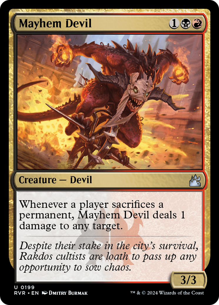 Mayhem Devil [Ravnica Remastered] | Rook's Games and More