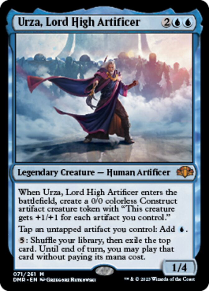 Urza, Lord High Artificer [Dominaria Remastered] | Rook's Games and More