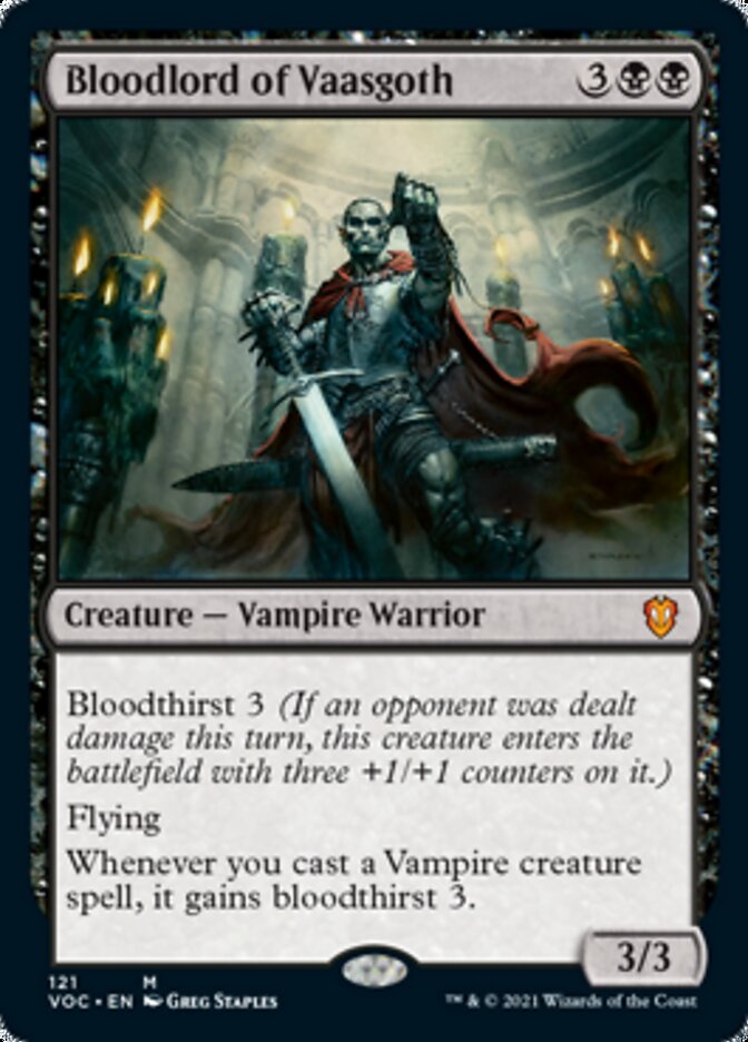 Bloodlord of Vaasgoth [Innistrad: Crimson Vow Commander] | Rook's Games and More