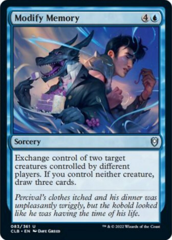 Modify Memory [Commander Legends: Battle for Baldur's Gate] | Rook's Games and More