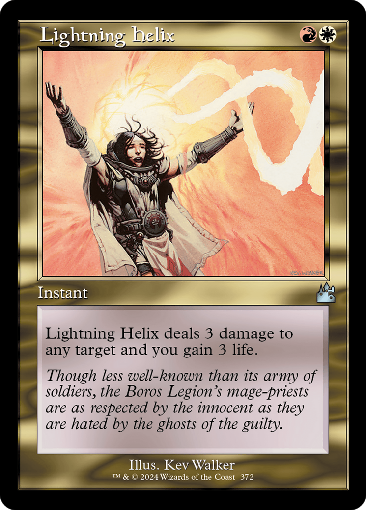 Lightning Helix (Retro Frame) [Ravnica Remastered] | Rook's Games and More