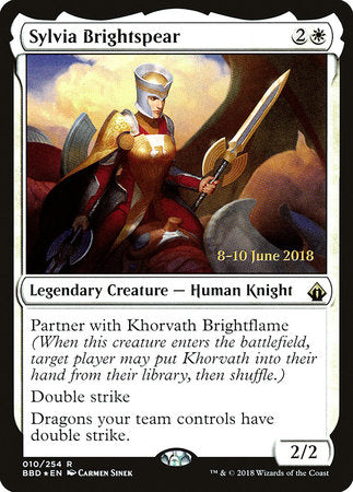 Sylvia Brightspear [Battlebond Promos] | Rook's Games and More