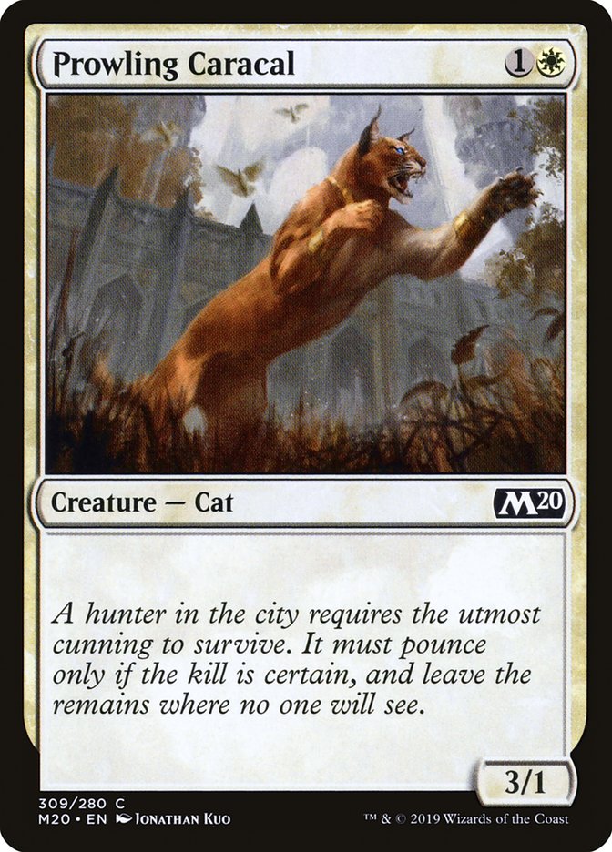 Prowling Caracal [Core Set 2020] | Rook's Games and More