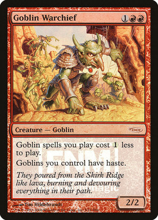 Goblin Warchief (2006) [Friday Night Magic 2006] | Rook's Games and More