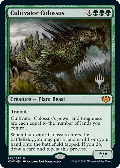 Cultivator Colossus (Promo Pack) [Innistrad: Crimson Vow Promos] | Rook's Games and More